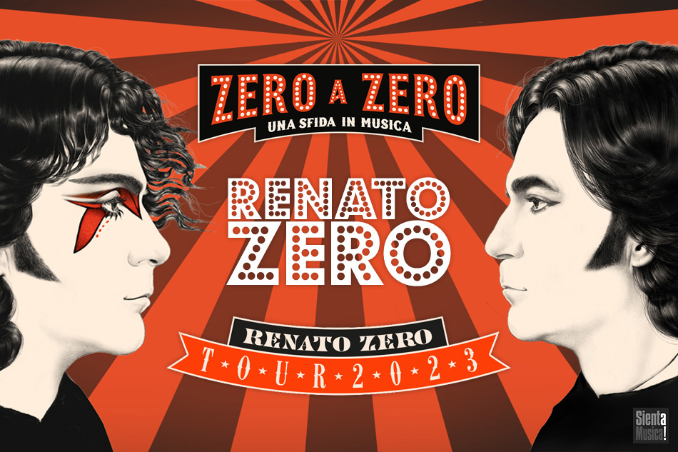 Renato Zero "Zero A Zero" Tour 2023 Sient a Musica